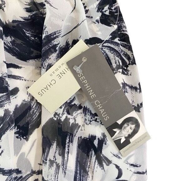 josephine chaus NEW black and white size 22W lined short skirt color true milk v - Picture 5 of 8